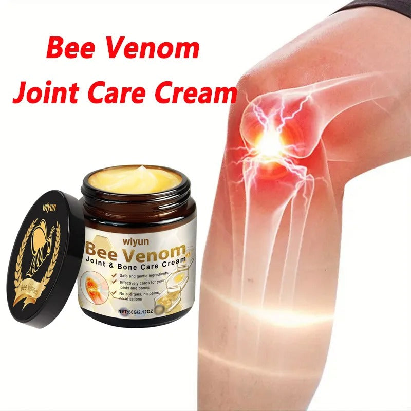 Bee Venom Cream for Joint and Muscles Soothing Leg Skin Reduce Itchiness Strengthen Barrier Moisturising Knee Body Massage Cream