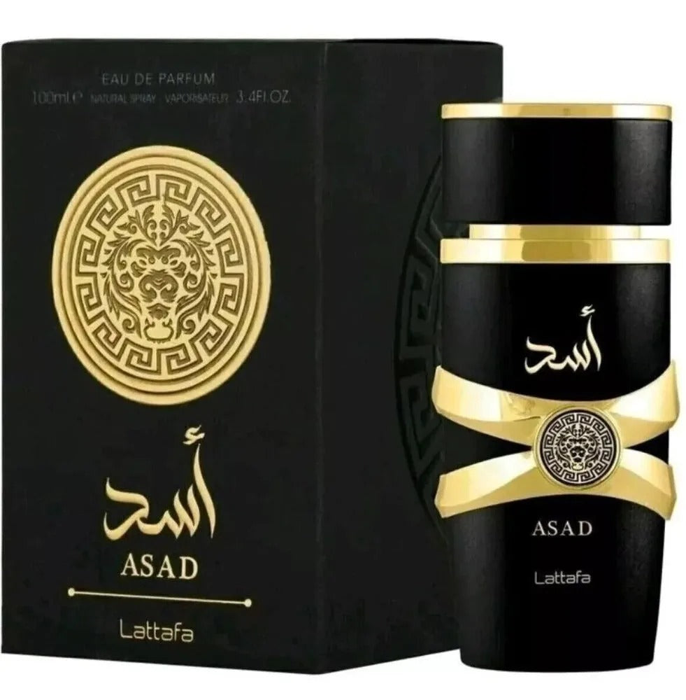 Lattafa Asad Eau De Perfum for Men & Women Long-Lasting Arabian Fragrance 100ml