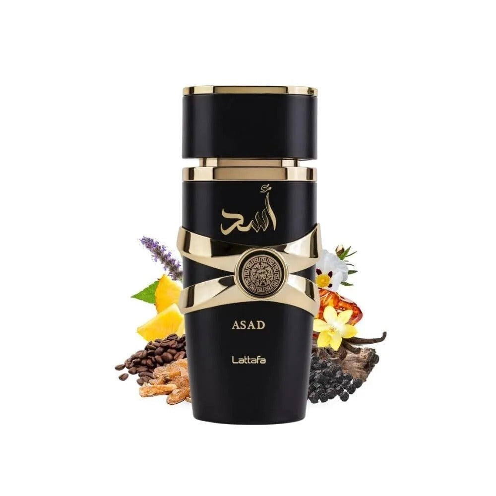 Lattafa Asad Eau De Perfum for Men & Women Long-Lasting Arabian Fragrance 100ml