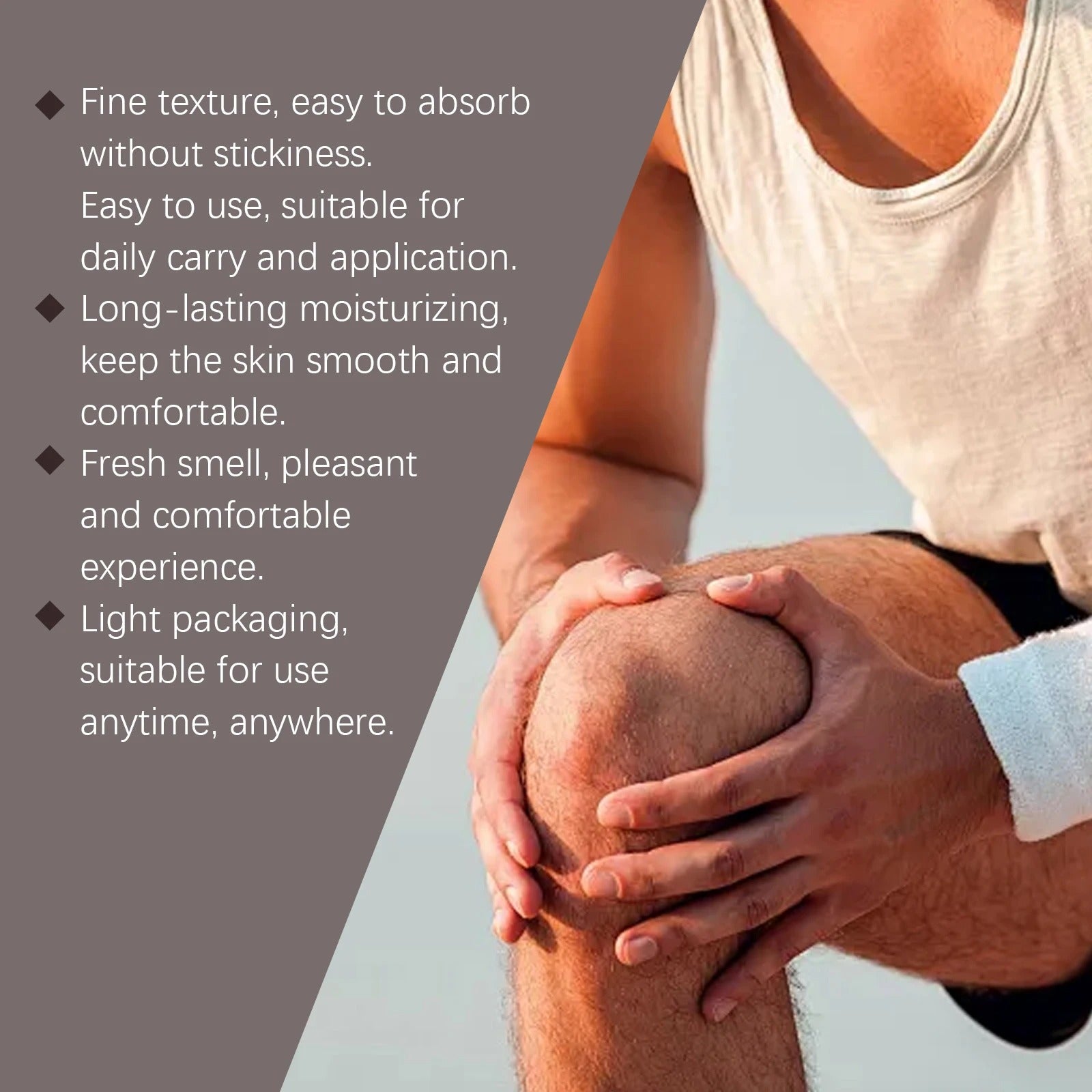 Bee Venom Cream for Joint and Muscles Soothing Leg Skin Reduce Itchiness Strengthen Barrier Moisturising Knee Body Massage Cream