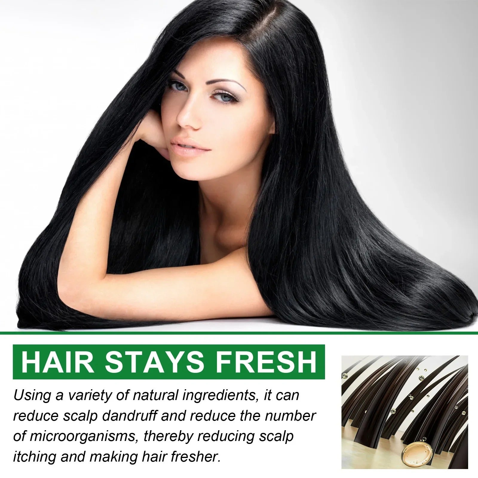 New Hair Darkening Shampoo Bar Natural Organic Conditioner Anti-Grey, Herbal Color Restore